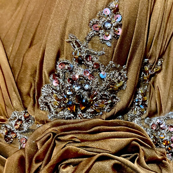 Copper Formal Evening Gown - Picture 4 of 7